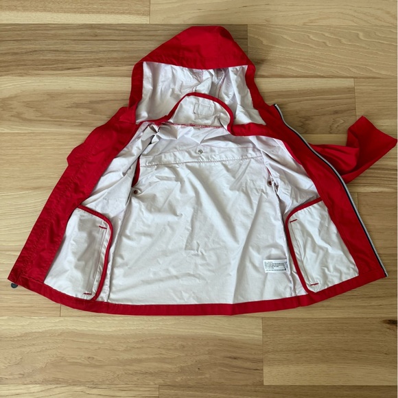 Kids size 4t Hunter Red Hooded Jacket with Zipper Pockets - Picture 7 of 11